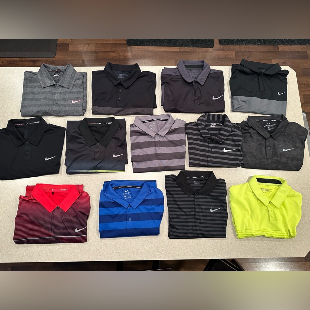13 x Nike Golf Polo Lot - Men’s Small
